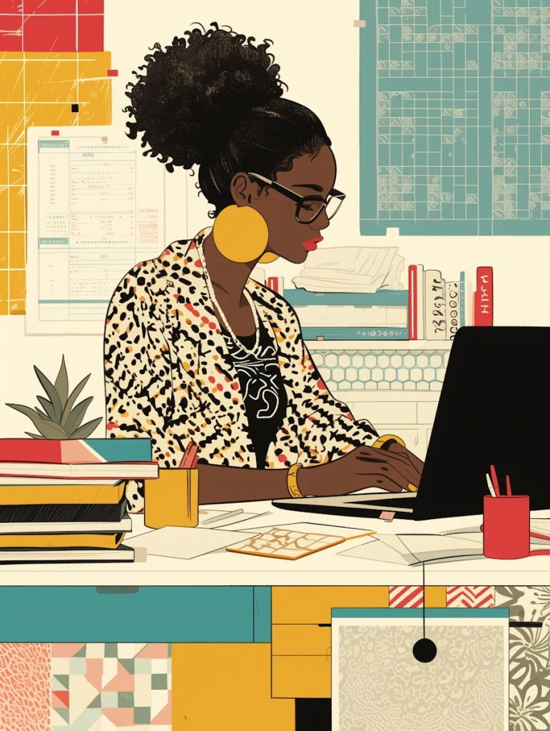 Mela imagen de una de las escritoras en la red del saber